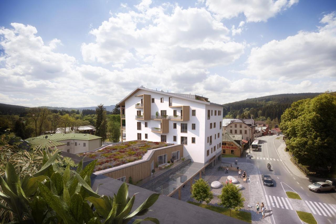 Apartment Rezidence - Javor & Wellness Železná Ruda 외부 사진